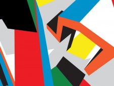 Abstract Geometric Painting: Untitled (p) #1