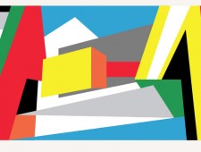Abstract Geometric Painting: Untitled #12