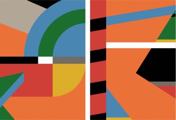 Abstract Geometric Painting by Bryce Hudson Geometric Abstraction